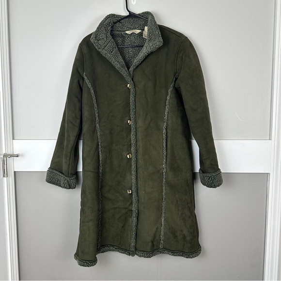 L.L. Bean Jackets & Blazers - L.L. Bean Suede Shearling Jacket Size Women’s Small